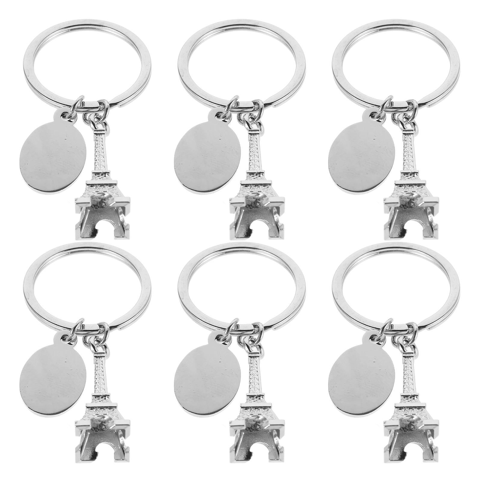 6 Pcs Metal Keychain Zinc Alloy Eiffel Tower Charm Keychains Mini Decorative Hanging Accessories Travel Souvenirs Gifts
6 Pcs Metal Keychain Zinc Alloy Eiffel Tower Charm Keychains Mini Decorative Hanging Accessories Travel Souvenirs Gifts