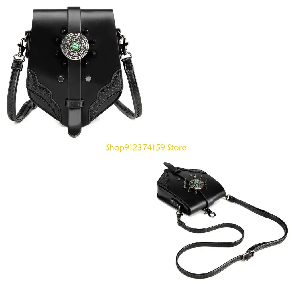 G5AE Punk Ladies Handbag Leather Crossbody Purse with Adjustable Strap Costume Phone Bags for Shopping and Casual Use
G5AE Punk Ladies Handbag Leather Crossbody Purse with Adjustable Strap Costume Phone Bags for Shopping and Casual Use