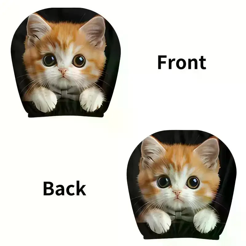 Universal Car Headrest Covers 2 Piece Set Cute Orange Cat Print Soft Breathable Protector for Car Interior Accessories
Universal Car Headrest Covers 2 Piece Set Cute Orange Cat Print Soft Breathable Protector for Car Interior Accessories