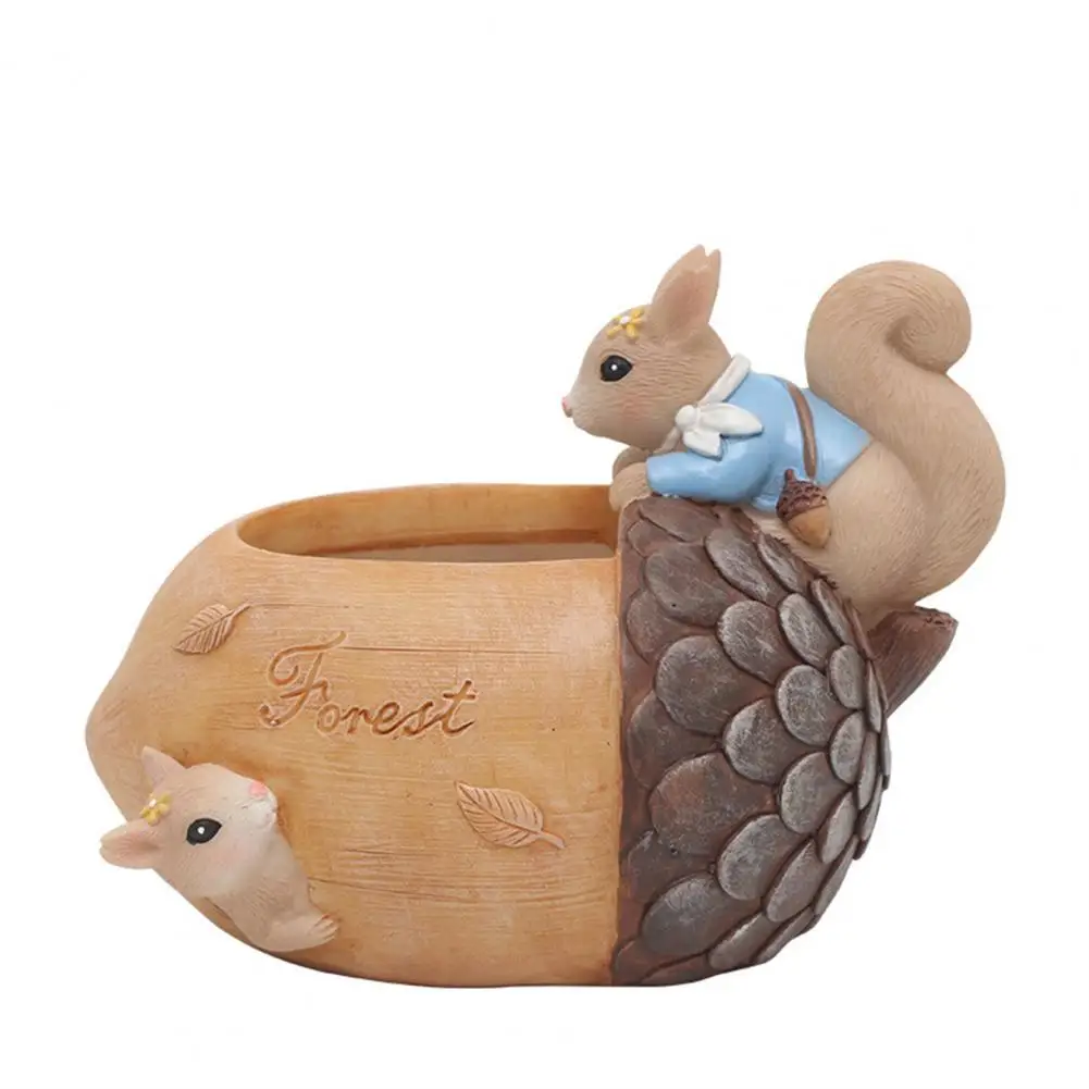 Multifunctional Flower Pot Decorative Resin Nice-looking Fantasy Squirrel Planter for Home
Multifunctional Flower Pot Decorative Resin Nice-looking Fantasy Squirrel Planter for Home