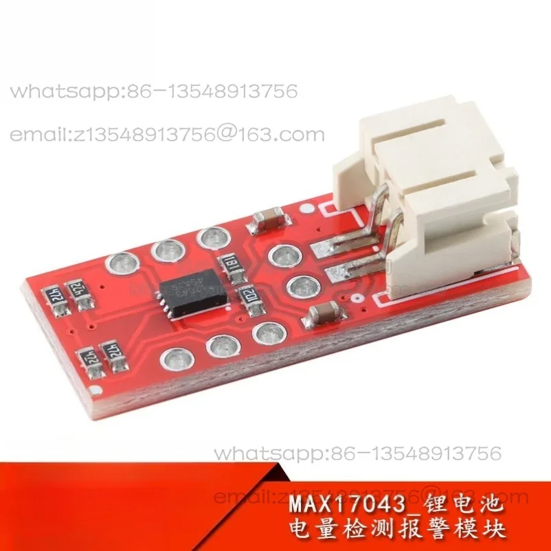 MAX17043 lithium battery power detection and alarm module, power monitoring power meter module
MAX17043 lithium battery power detection and alarm module, power monitoring power meter module