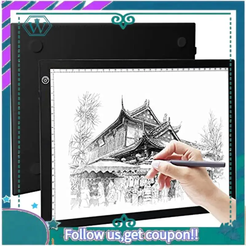 Drawing Pad USB Powered Drawing Board Adjustable Brightness Tracing Box Perfect For Diamond Painting, Weeding Vinyl
Drawing Pad USB Powered Drawing Board Adjustable Brightness Tracing Box Perfect For Diamond Painting, Weeding Vinyl