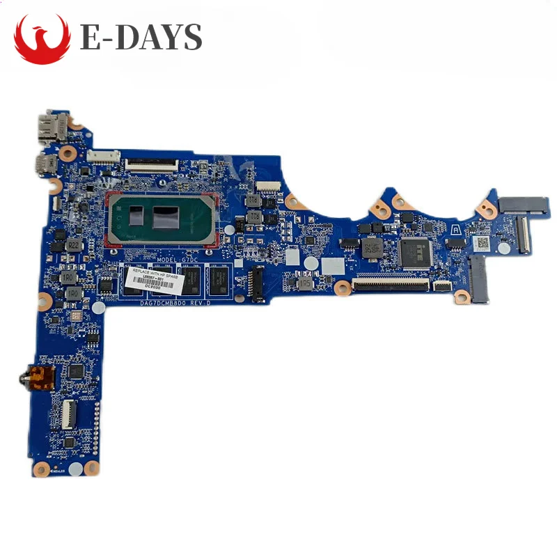For HP Pavilion 13-AN Laptop Motherboard DAG7DCMB8D0 Notebook Mainboard with CPU I5-1035G1 I7-1065G7 8GB RAM UMA 100% Tested Ok
For HP Pavilion 13-AN Laptop Motherboard DAG7DCMB8D0 Notebook Mainboard with CPU I5-1035G1 I7-1065G7 8GB RAM UMA 100% Tested Ok