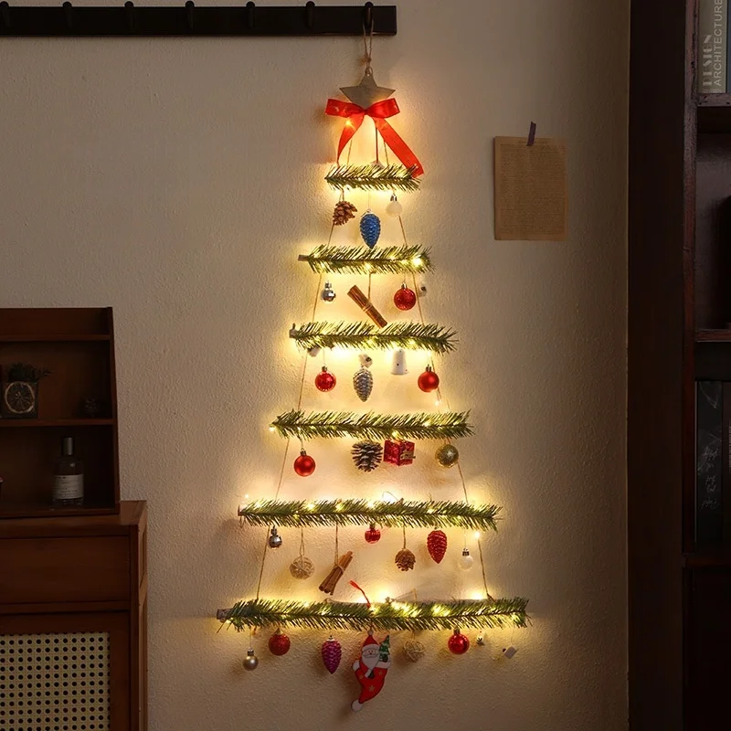 Wall Christmas Tree Home DIY Luminous Pendant Material Package New Folding Creative Christmas Decorations Comes with Lights
Wall Christmas Tree Home DIY Luminous Pendant Material Package New Folding Creative Christmas Decorations Comes with Lights