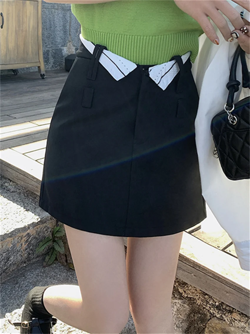 PLAMTEE High Street A-Line Mini Skirts Work Wear Women Summer Minimalist 2024 Casual Sexy All Match Slim Chic Office Lady
PLAMTEE High Street A-Line Mini Skirts Work Wear Women Summer Minimalist 2024 Casual Sexy All Match Slim Chic Office Lady