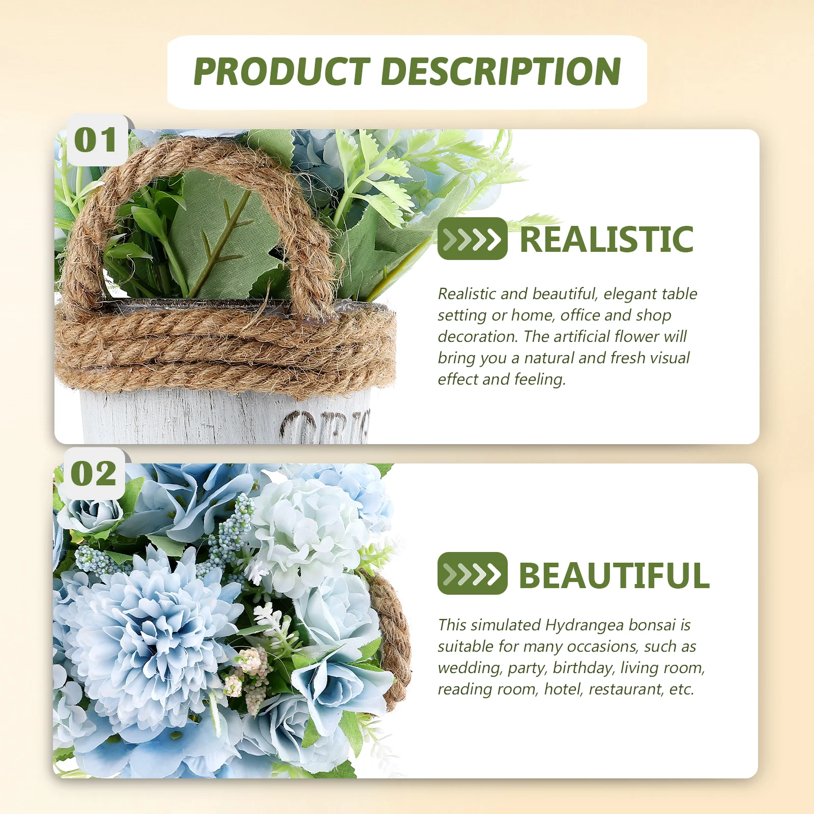 Premium Artificial Hydrangea Bonsaielegant Fake Flower Decor For Home Wedding Party Simulation Floral Arrangement Office Shop
Premium Artificial Hydrangea Bonsaielegant Fake Flower Decor For Home Wedding Party Simulation Floral Arrangement Office Shop