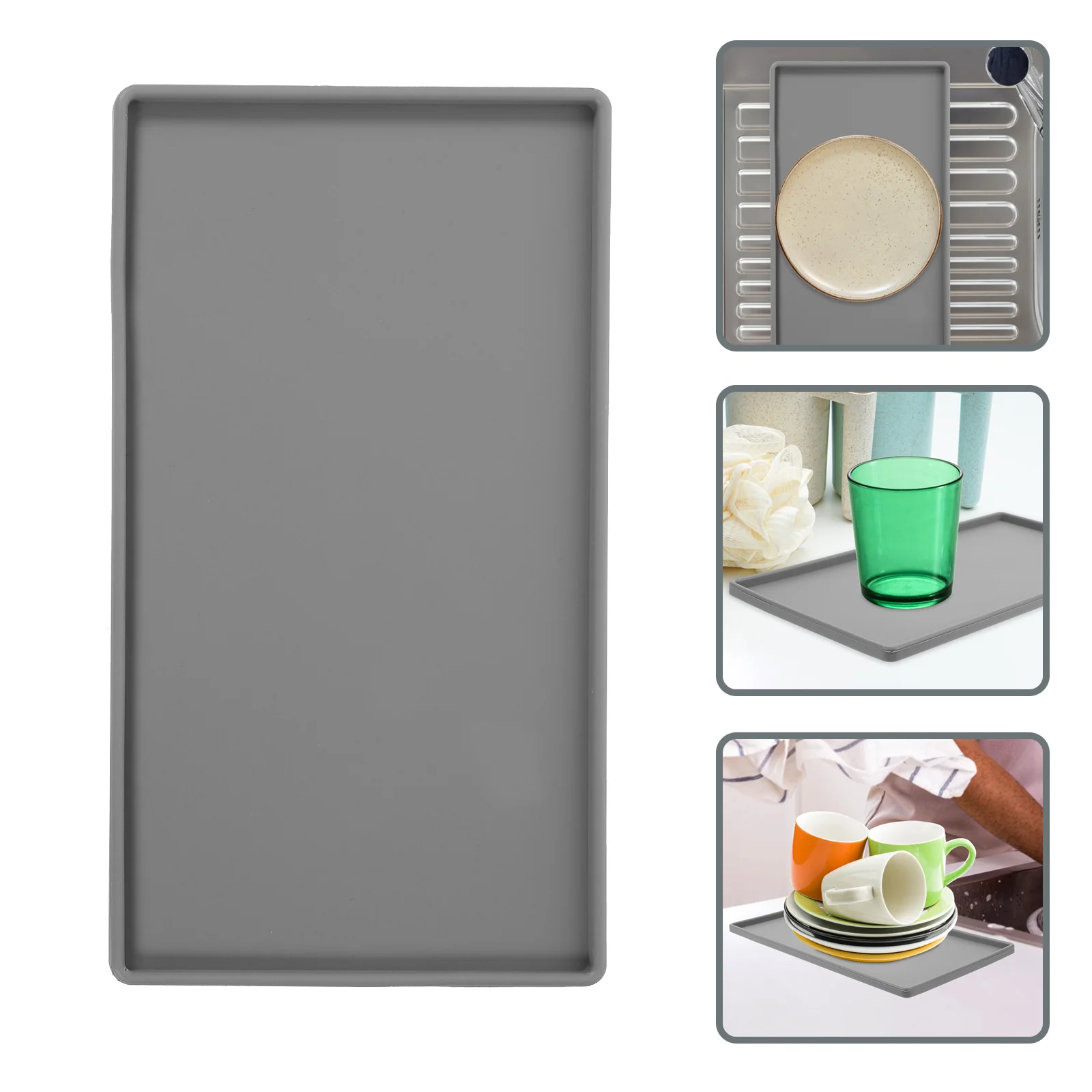 Non-slip Mat Jewelry Tray Silicone Vanity for Kitchen Counter Bathroom Organizer Silica Gel Sundries Organizing Storage Plate
Non-slip Mat Jewelry Tray Silicone Vanity for Kitchen Counter Bathroom Organizer Silica Gel Sundries Organizing Storage Plate