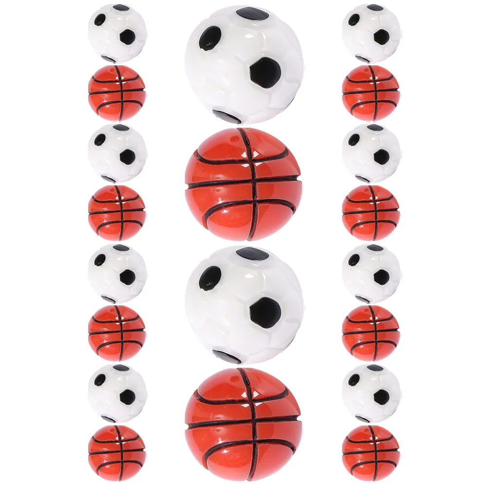 20Pcs Realistic Mini Soccer Basketball Resin Ornament Set for Fairy House DIY Landscape Decor Small House Outdoor Accessory
20Pcs Realistic Mini Soccer Basketball Resin Ornament Set for Fairy House DIY Landscape Decor Small House Outdoor Accessory