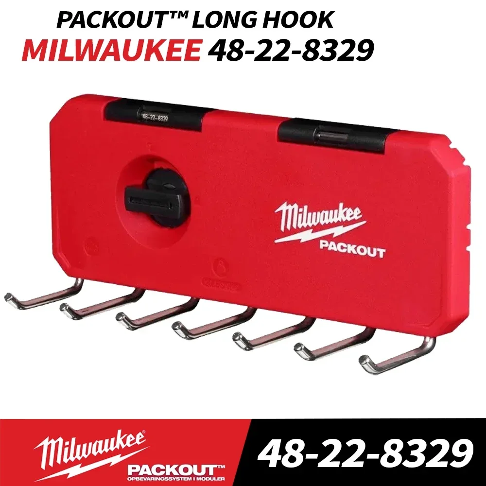 Milwaukee 48-22-8329 Длинный крючок PACKOUT, 7-контактный нагрузочный выставочный настенный инструмент, насадки MILWAUKEE Tools
Milwaukee 48-22-8329 Длинный крючок PACKOUT, 7-контактный нагрузочный выставочный настенный инструмент, насадки MILWAUKEE Tools