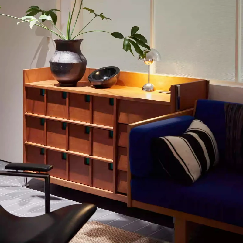 Seven chest of drawers medieval storage, retro chest of drawers cherry wood, large drawer bar counter by the side of the meal
Seven chest of drawers medieval storage, retro chest of drawers cherry wood, large drawer bar counter by the side of the meal