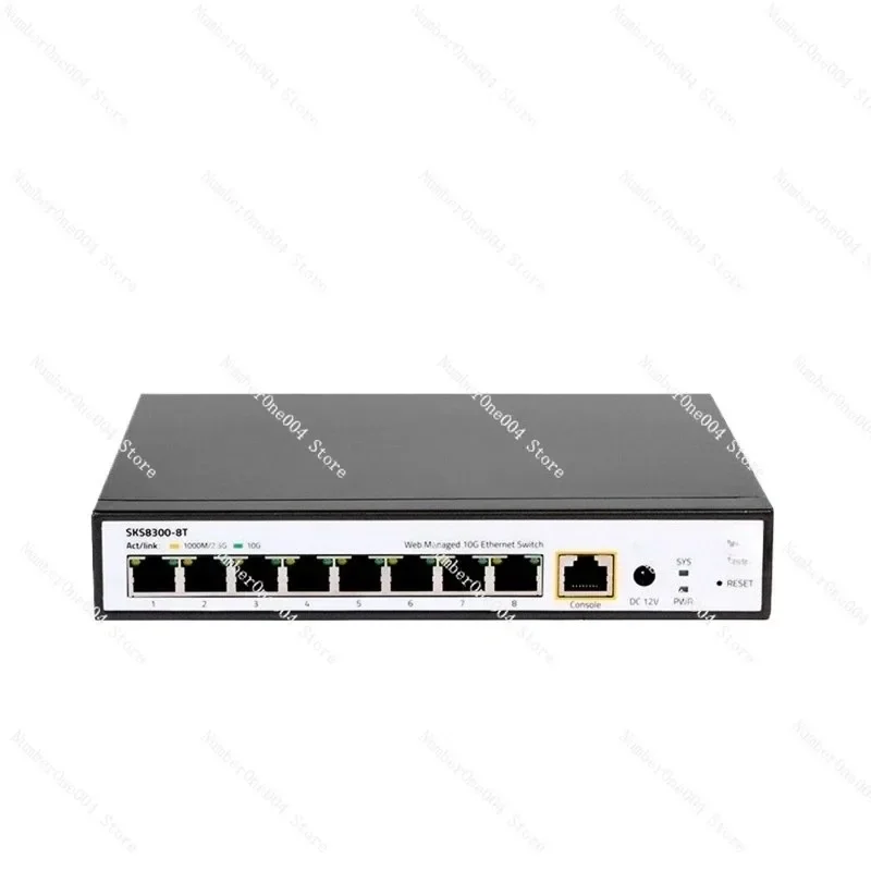 8-Port 10G Base-T Layer 3 Managed Switch Plug and Play High-Speed Transmission
8-Port 10G Base-T Layer 3 Managed Switch Plug and Play High-Speed Transmission