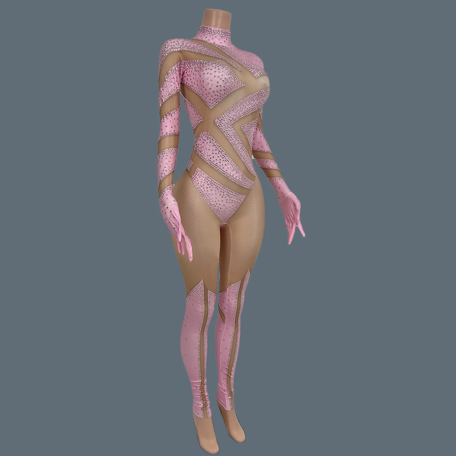 Hot Trending Products Sparkly Pearls Rhinestone Party Jumpsuit Fashion Slimming Women's Performance Costume
Hot Trending Products Sparkly Pearls Rhinestone Party Jumpsuit Fashion Slimming Women's Performance Costume