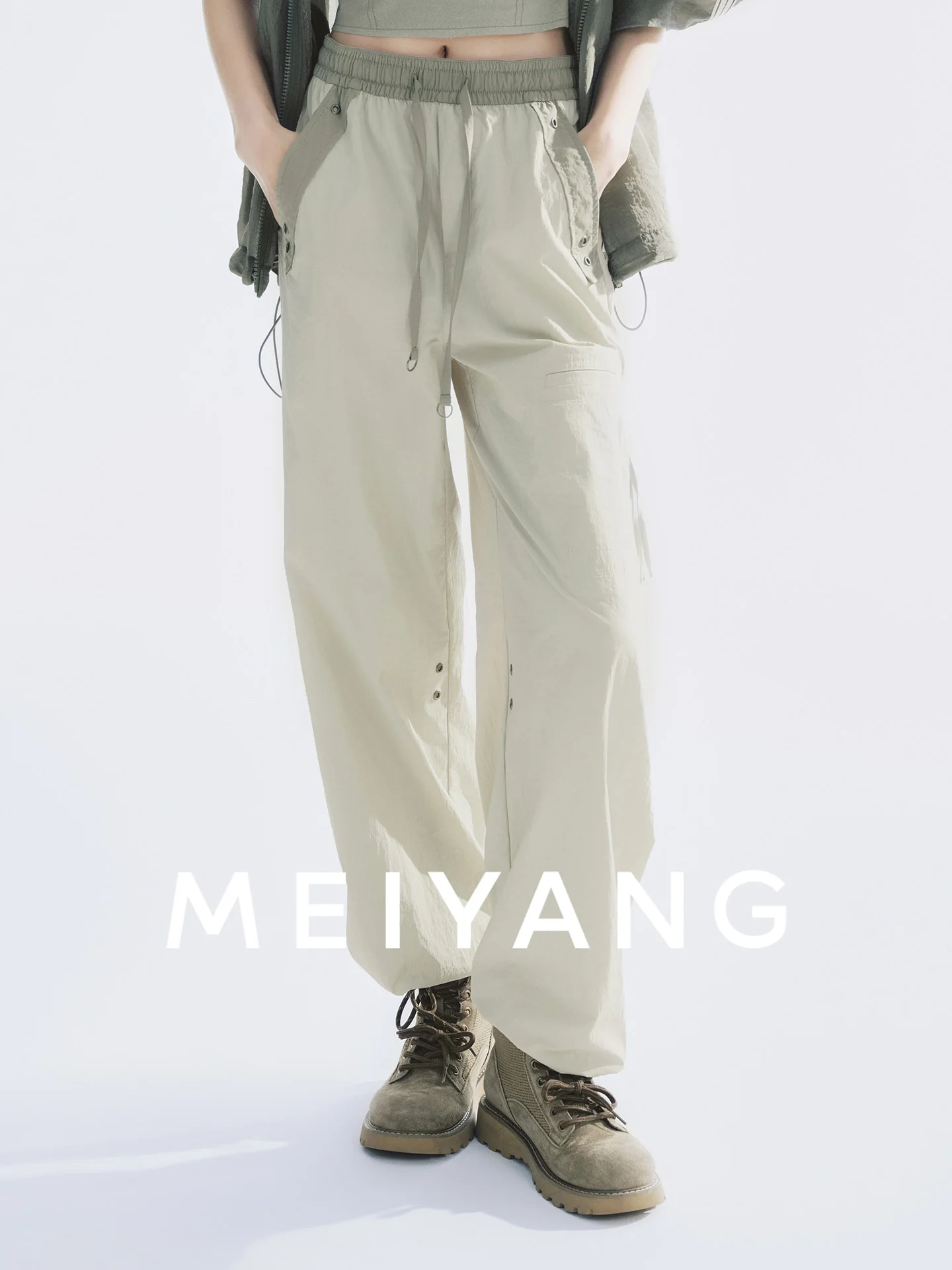 MeiYang Wildern avi Workwear Pants Creased Casual Trousers High Waist Loose Fit Nylon Fiber Summer Collection
MeiYang Wildern avi Workwear Pants Creased Casual Trousers High Waist Loose Fit Nylon Fiber Summer Collection