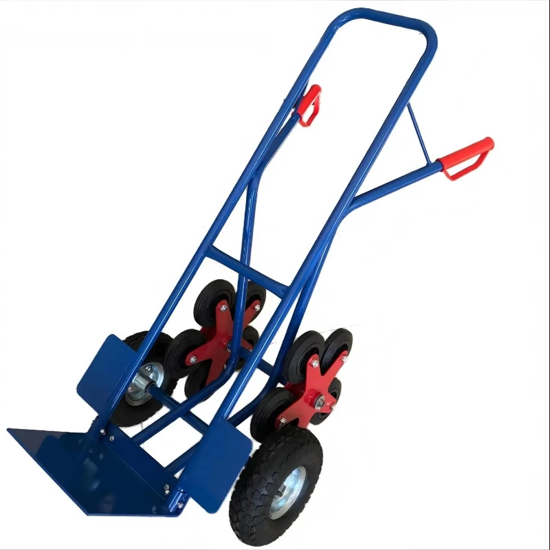 Heavy Duty 250kg Metal Bag Truck Trolley 3.50-4 Pneumatic Wheels 5 "Solid Wheel Stairs Easy Climber
Heavy Duty 250kg Metal Bag Truck Trolley 3.50-4 Pneumatic Wheels 5 "Solid Wheel Stairs Easy Climber