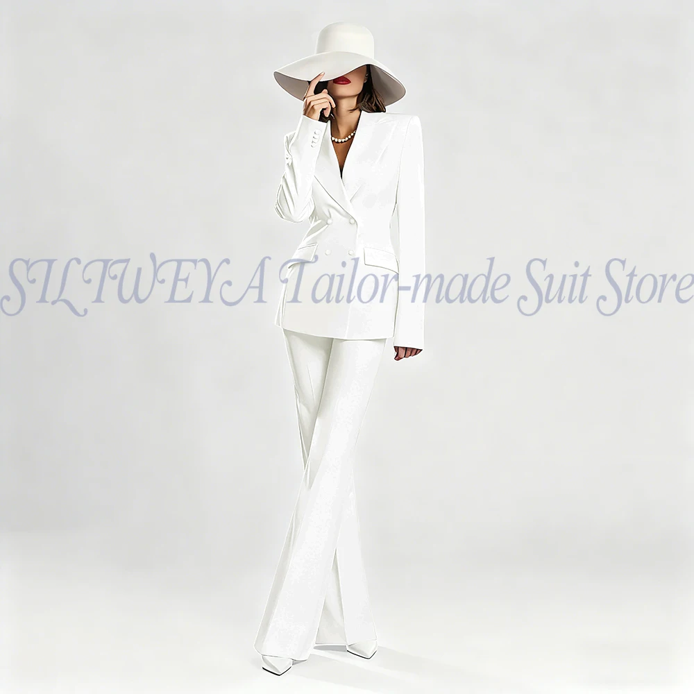 White Pants Suit Woman Luxury 2 Pieces Jacket Pants Smart Casual Full Blazer Set High Qulaity Female Suits Para Mujer Elegante
White Pants Suit Woman Luxury 2 Pieces Jacket Pants Smart Casual Full Blazer Set High Qulaity Female Suits Para Mujer Elegante