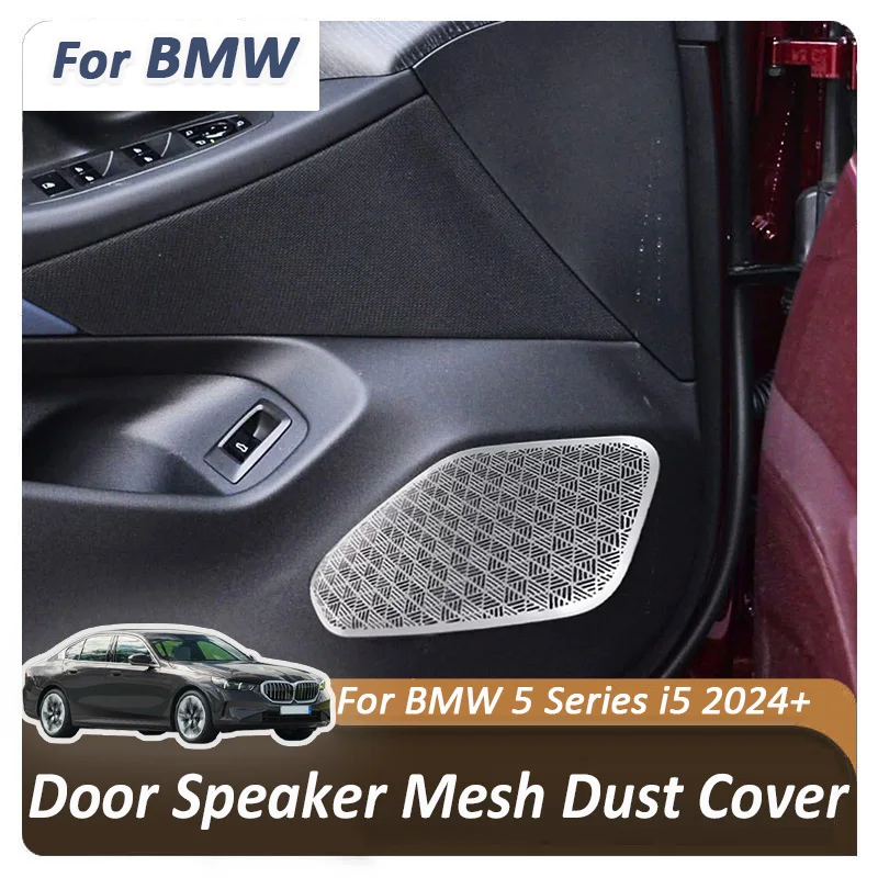 For BMW 5 Series i5 Li G68 2024 2025 2026 Car door horn cover Metal Decorative protective frame Accessories interior Stickers
For BMW 5 Series i5 Li G68 2024 2025 2026 Car door horn cover Metal Decorative protective frame Accessories interior Stickers