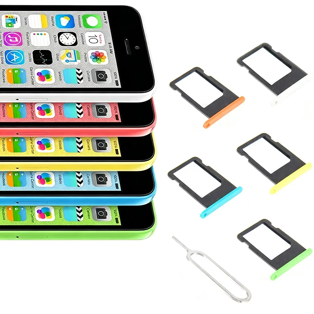 for iPhone 5C Fix SIM Card Error Replacement SIM Tray Colorful Holder Slot Adapter Repair Part (White/Orange/Yellow/Blue/Green)
for iPhone 5C Fix SIM Card Error Replacement SIM Tray Colorful Holder Slot Adapter Repair Part (White/Orange/Yellow/Blue/Green)