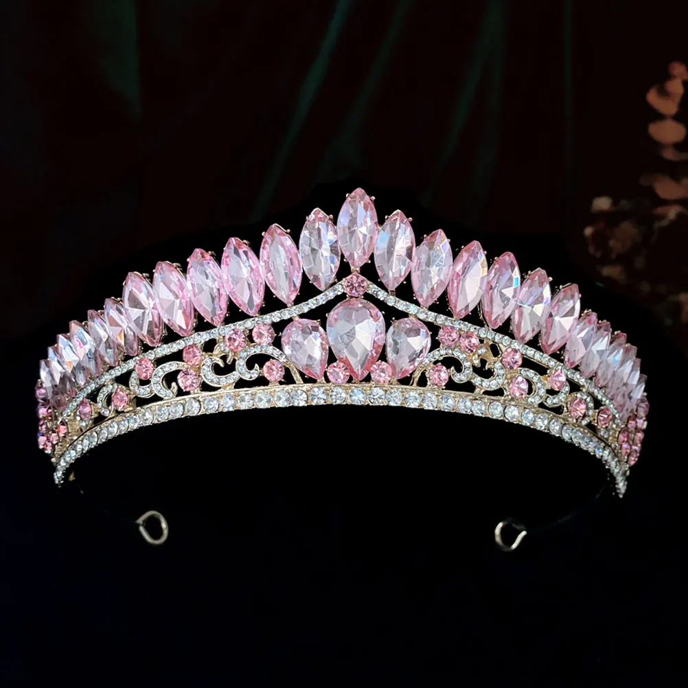 Rhinestone Crown Hair Accessory Wedding Bridal Crowns Headpiece Baroque Water Diamond Tiara Bride Party Birthday Accessories
Rhinestone Crown Hair Accessory Wedding Bridal Crowns Headpiece Baroque Water Diamond Tiara Bride Party Birthday Accessories