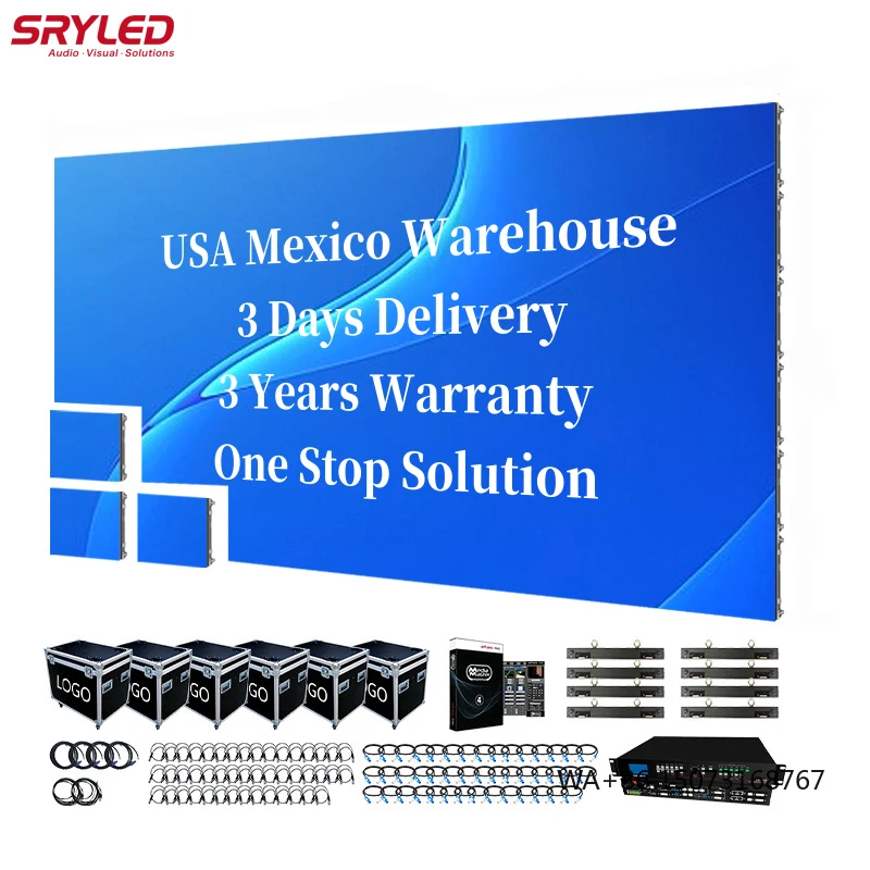 Easy Installing P2.6 2.9 Event Backdrop Full System Led Video Wall 7680 Refresh Rate Outdoor Concert Rental Led Display Screen