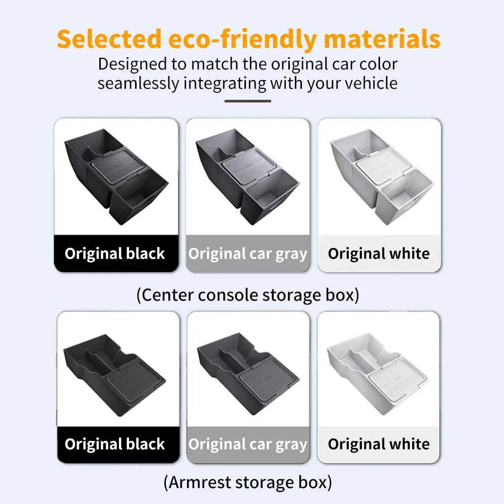 Model Y Juniper 2025 2026 Center Console Armrest Storage Box for Tesla Model 3 Highland Accessories Car Silicone Organizer Box
Model Y Juniper 2025 2026 Center Console Armrest Storage Box for Tesla Model 3 Highland Accessories Car Silicone Organizer Box