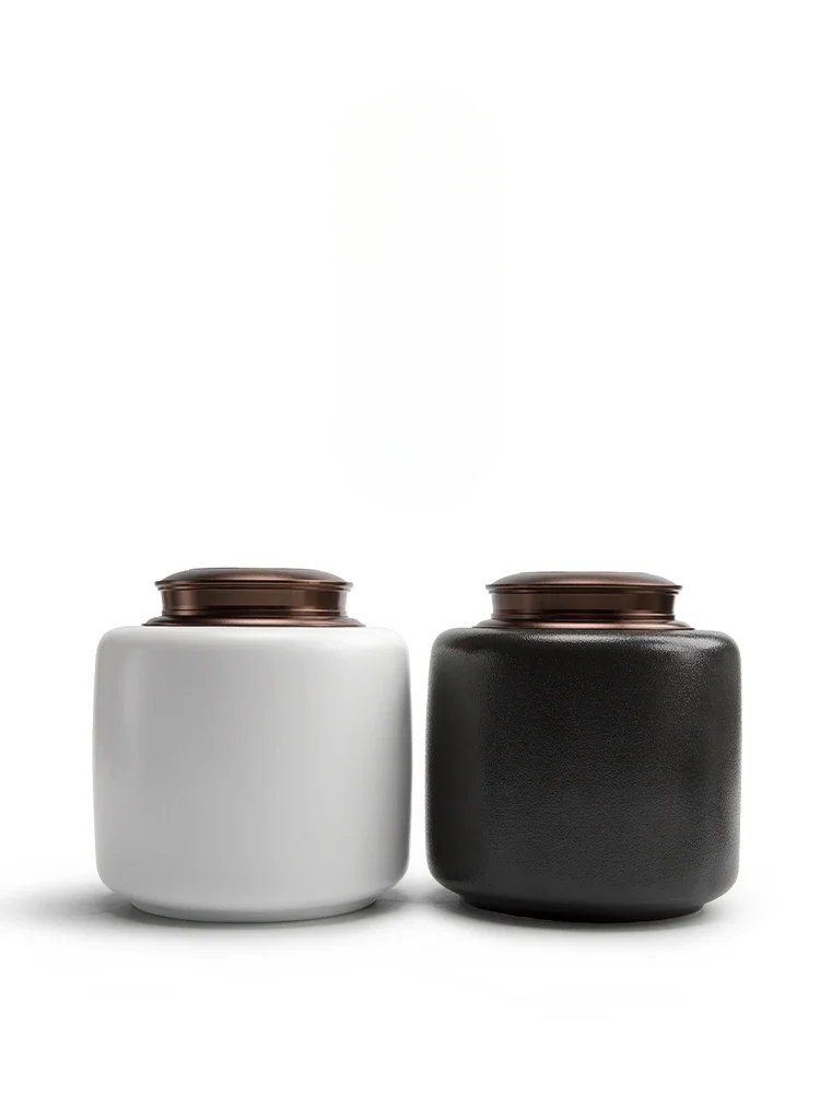 *Tea can ceramic seal large one-catty storage tank household storage tea can moisture-proof tea warehouse
*Tea can ceramic seal large one-catty storage tank household storage tea can moisture-proof tea warehouse