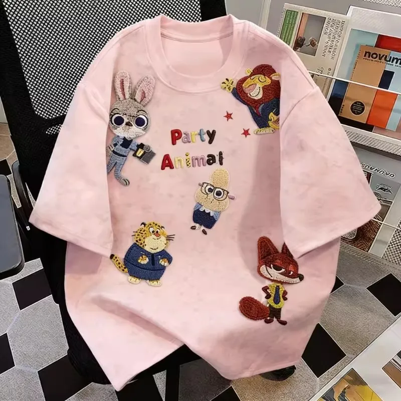 Loose Men's Short Sleeve T-Shirt Summer Large Size 300 Pounds Crazy Animal City Cartoon Splashed Ink Decorative Polyester Fiber
Loose Men's Short Sleeve T-Shirt Summer Large Size 300 Pounds Crazy Animal City Cartoon Splashed Ink Decorative Polyester Fiber