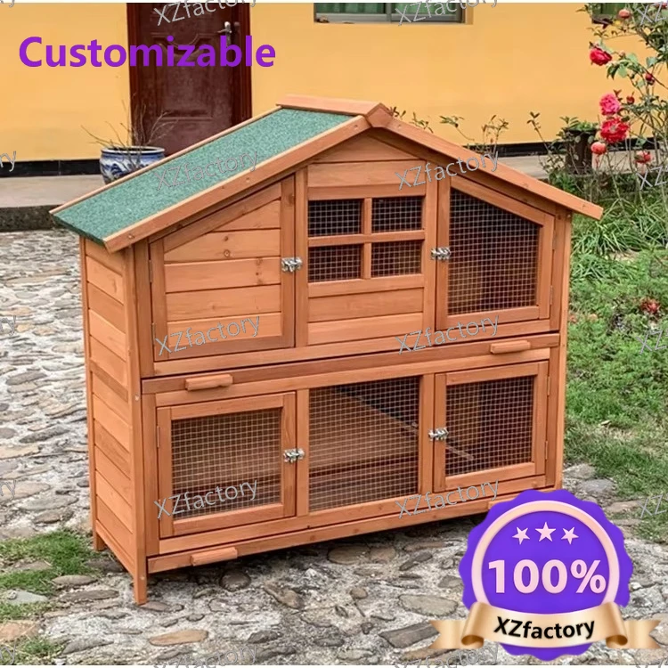 Customizable Outdoor Rabbit Hutch Print Design-Pet Furniture for Backyard Eco-Friendly Large Wooden Pet House
Customizable Outdoor Rabbit Hutch Print Design-Pet Furniture for Backyard Eco-Friendly Large Wooden Pet House