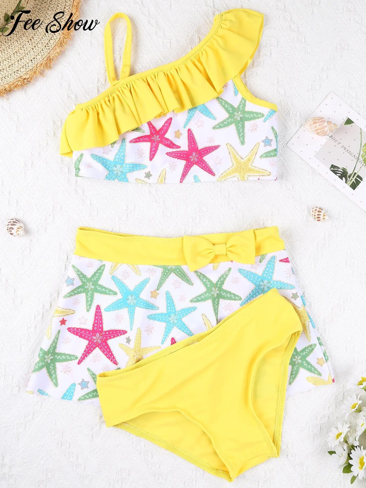 Children Girls Quickly Dry Swimming Suit Asymmetrical Shoulder Strap Three Piece Swimwear for Beach Pool Swimming Bathing Suit
Children Girls Quickly Dry Swimming Suit Asymmetrical Shoulder Strap Three Piece Swimwear for Beach Pool Swimming Bathing Suit
