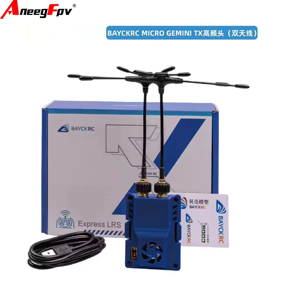 BAYCK 900 2400 Dual Band 1W Micro Gemini TX ExpressLRS / BAYCK 900 2400 Dual Band 1W Nano Gemini TX ExpressLRS Transmitter
BAYCK 900 2400 Dual Band 1W Micro Gemini TX ExpressLRS / BAYCK 900 2400 Dual Band 1W Nano Gemini TX ExpressLRS Transmitter