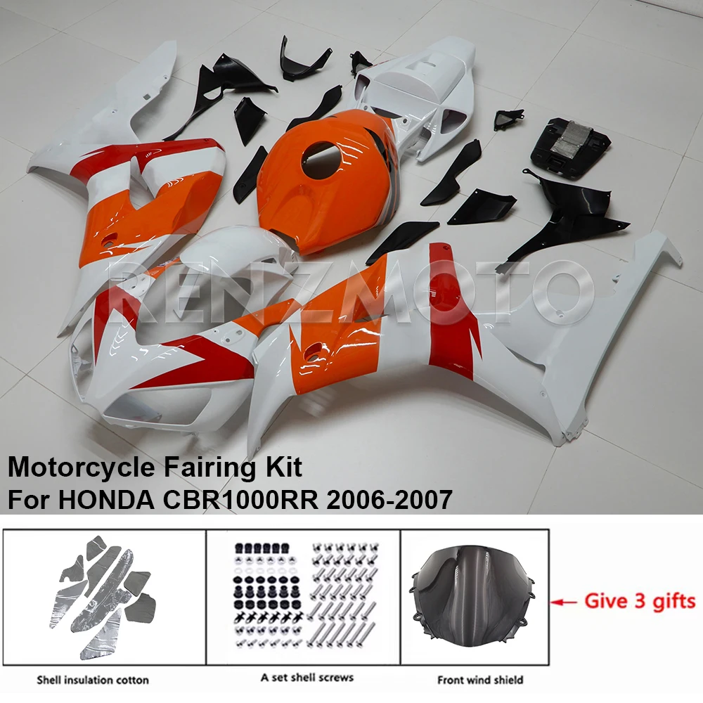 For HONDA CBR1000RR 2006-2007 Fairing H1007-109a Motorcycle Kit Body Kits Decorative Plastic Guards Accessories Shells
For HONDA CBR1000RR 2006-2007 Fairing H1007-109a Motorcycle Kit Body Kits Decorative Plastic Guards Accessories Shells