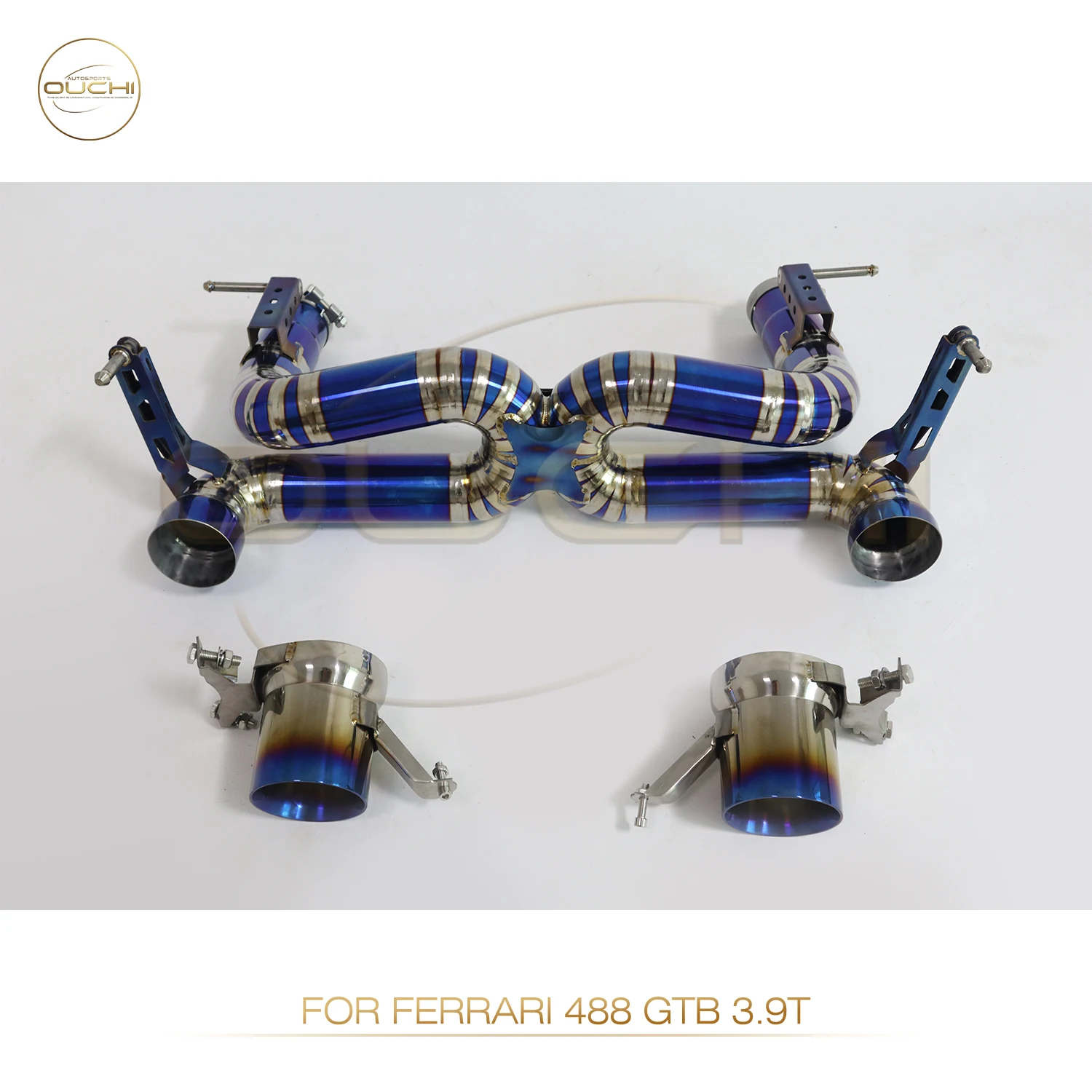 OUCHI TC4 Catback для Ferrari 488 GTB 3.9T | Легкая конструкция X-Pipe, наконечники 76 мм, без клапана, Plug & Play, улучшенный звук
OUCHI TC4 Catback для Ferrari 488 GTB 3.9T | Легкая конструкция X-Pipe, наконечники 76 мм, без клапана, Plug & Play, улучшенный звук