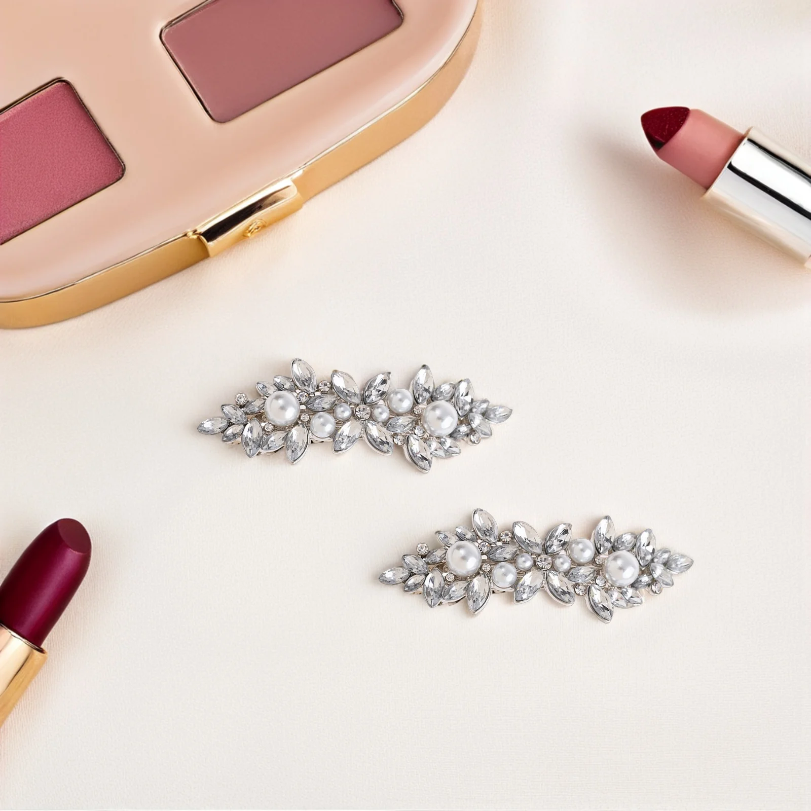 3Pcs Sparkly Rhinestone Hair Clips Crystal Barrettes Metal Alloy Hairpins for Women Bridal Wedding Party Hair Accessories
3Pcs Sparkly Rhinestone Hair Clips Crystal Barrettes Metal Alloy Hairpins for Women Bridal Wedding Party Hair Accessories