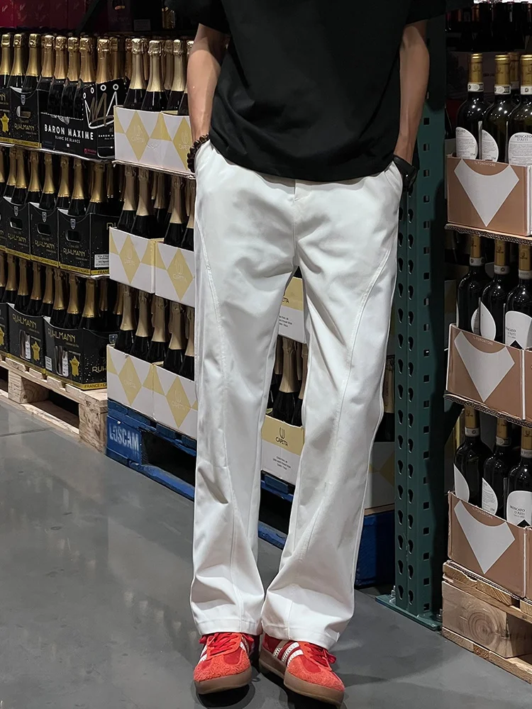 Entong Men's Casual Pants Qui Dry Thin Straight Leg American High Street Sle Autumn Trendy Loose Long Trousers
Entong Men's Casual Pants Qui Dry Thin Straight Leg American High Street Sle Autumn Trendy Loose Long Trousers