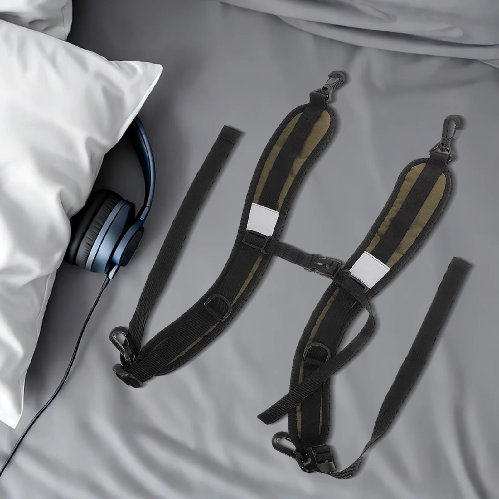 Adjustable Shoulder Strap Thick Padded Cushion Durable Oxford Fabric Replacement Strap for Backpack
Adjustable Shoulder Strap Thick Padded Cushion Durable Oxford Fabric Replacement Strap for Backpack