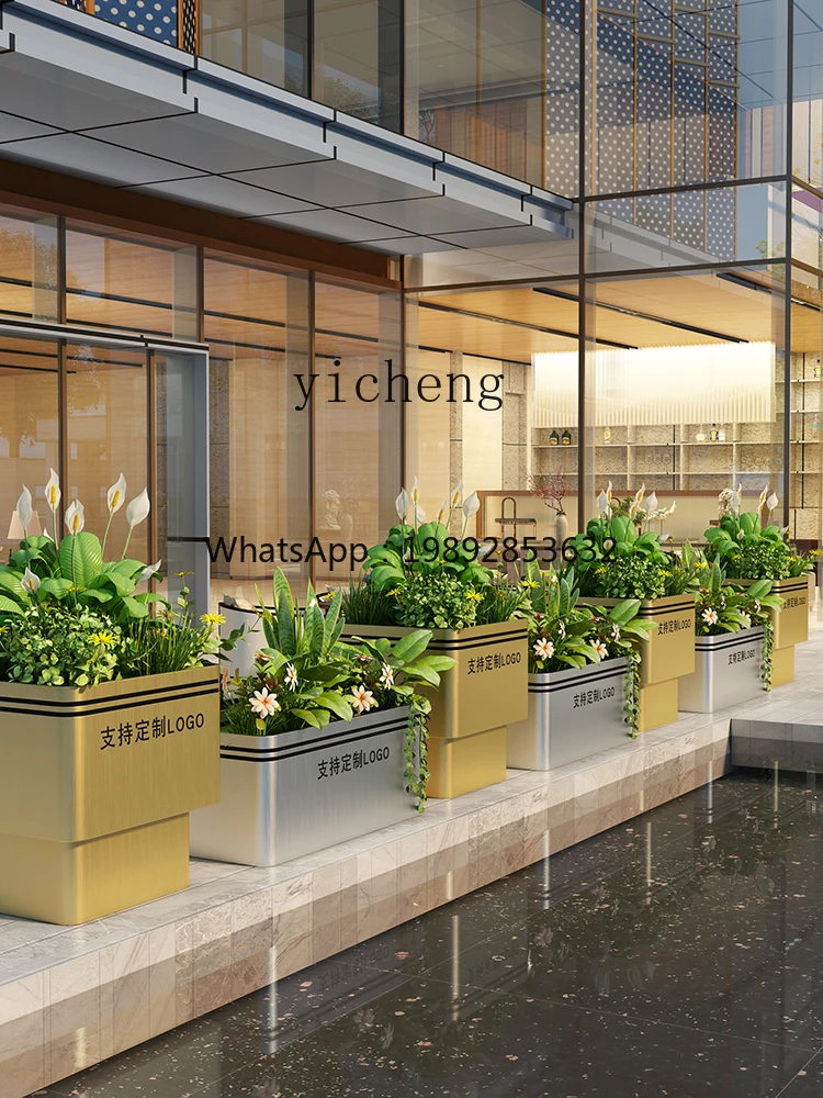 ZZ Outdoor Stainless Steel Flower Box Combination Shopping Mall Flower Bed Partition Planter Courtyard Iron Art
ZZ Outdoor Stainless Steel Flower Box Combination Shopping Mall Flower Bed Partition Planter Courtyard Iron Art