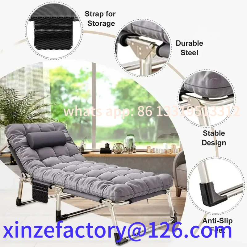Customizable Home Furniture Adjustable Folding Chairs, Multi-Angle Couches, Portable Chairs for Outdoor, Beach Lawn
Customizable Home Furniture Adjustable Folding Chairs, Multi-Angle Couches, Portable Chairs for Outdoor, Beach Lawn