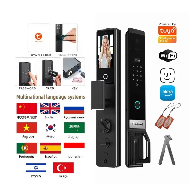Wholesale Alexa Tuya Wifi Smart Lock Cerradura Inteligente Biometric Fingerprint Digital Door Lock
Wholesale Alexa Tuya Wifi Smart Lock Cerradura Inteligente Biometric Fingerprint Digital Door Lock