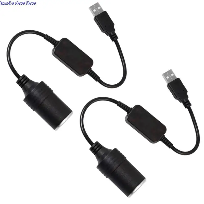 D0UA 2pcs Power Converter Cord USB 5V to 12V Car Accessory Socket Female Adapter Cable for Driving Recorder Car Fan 35cm
D0UA 2pcs Power Converter Cord USB 5V to 12V Car Accessory Socket Female Adapter Cable for Driving Recorder Car Fan 35cm