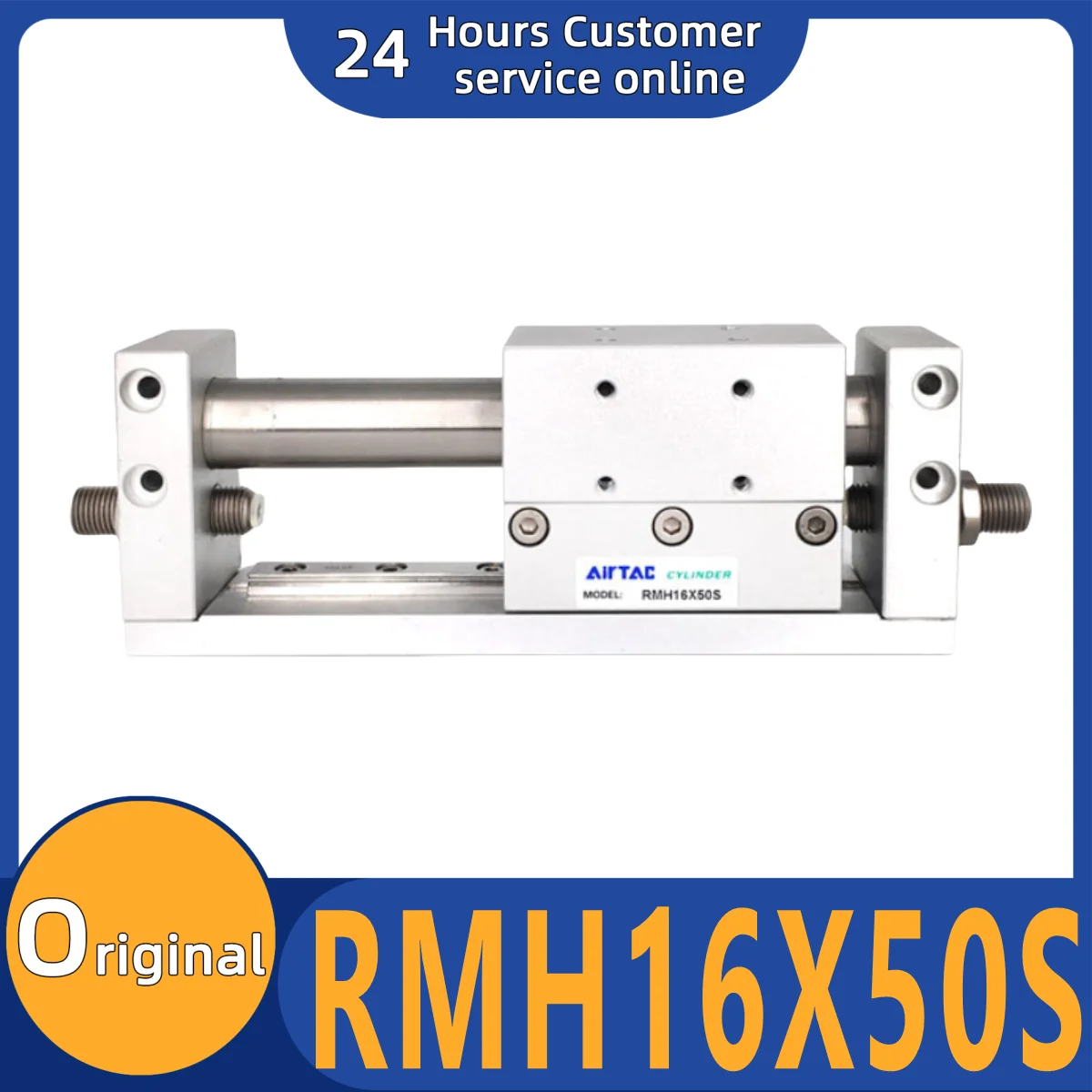 Brand new original rodless cylinder RMH16X50S RMH16X100S RMH16X150S RMH16X200S
Brand new original rodless cylinder RMH16X50S RMH16X100S RMH16X150S RMH16X200S