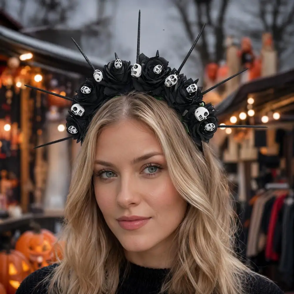 Halloween Costume Hair Accessory Halloween Floral Headband Handmade 3d Flower Hair Hoop Widened Non-slip Headband with Pumpkin
Halloween Costume Hair Accessory Halloween Floral Headband Handmade 3d Flower Hair Hoop Widened Non-slip Headband with Pumpkin
