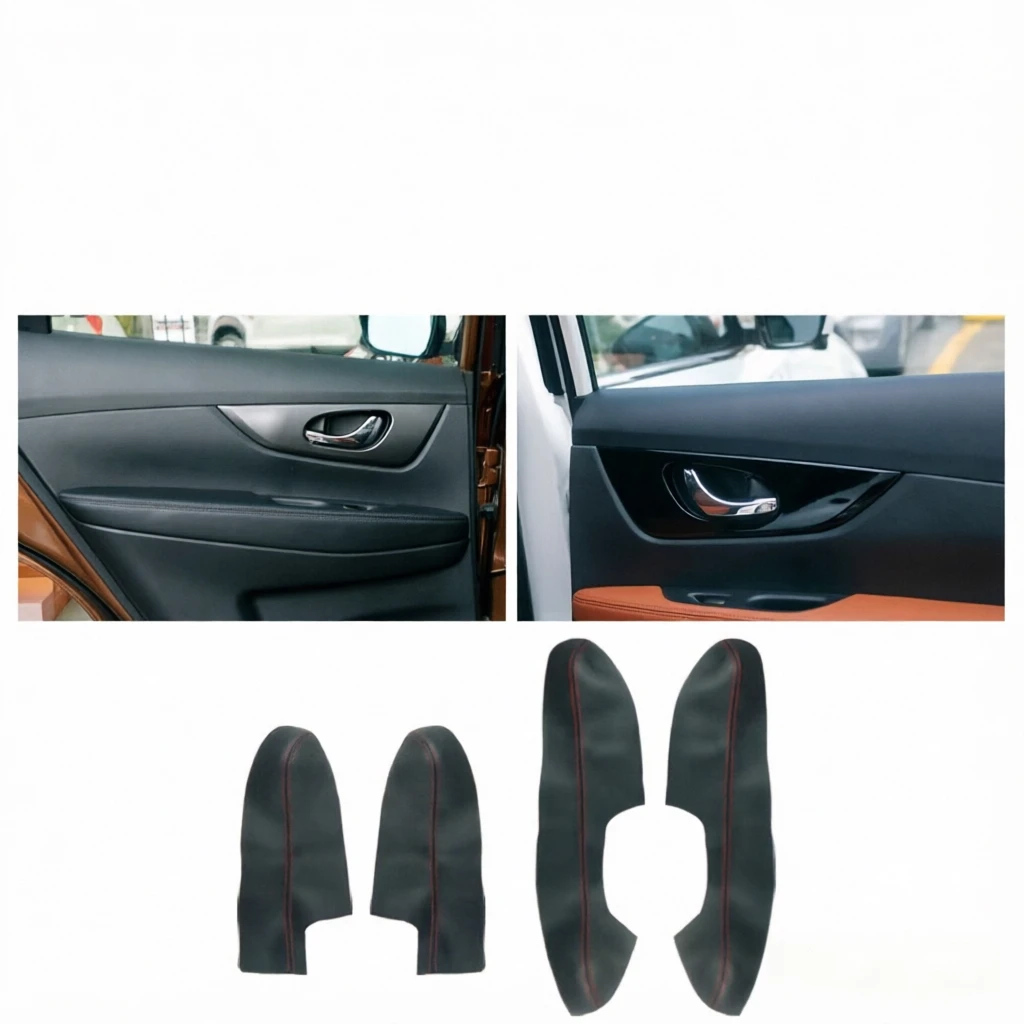 4pcs Car-styling Interior Door Armrest Panel Leather Cover Proective Trim For Nissan X-Trail Rogue 2014 2015 2016 2017 2018
4pcs Car-styling Interior Door Armrest Panel Leather Cover Proective Trim For Nissan X-Trail Rogue 2014 2015 2016 2017 2018