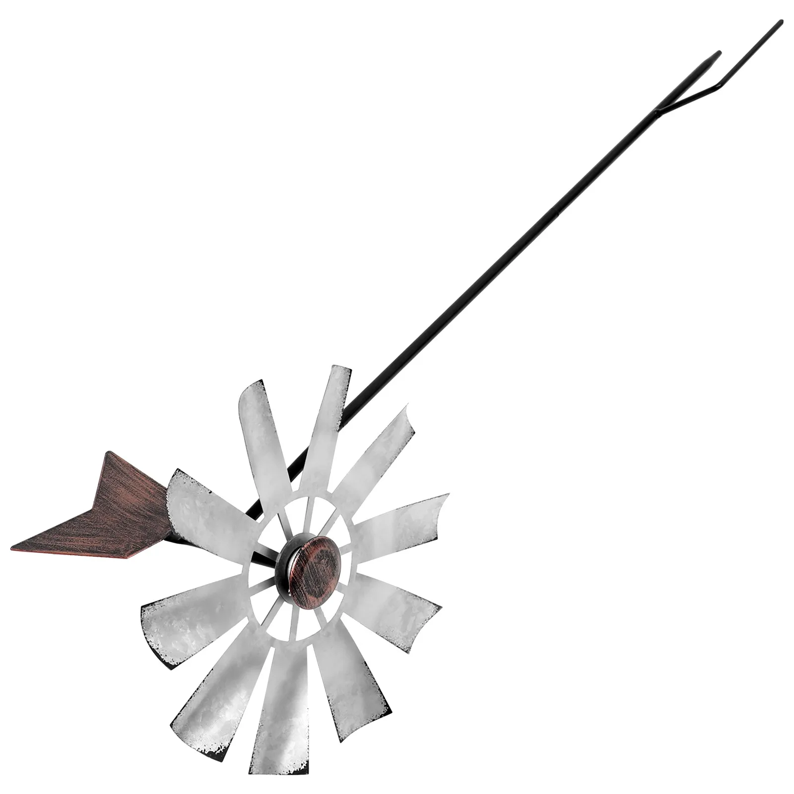 Metal Windmill Decor Original Color Iron Spinner for Garden Yard Outdoor Rotatable Windmill Lawn Ornament
Metal Windmill Decor Original Color Iron Spinner for Garden Yard Outdoor Rotatable Windmill Lawn Ornament