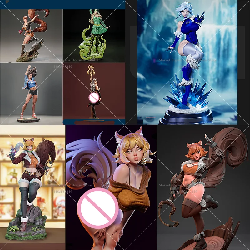 1/24 1/18 Scale DIY Self-assembled GK 3D Resin Un-panited Doll White Model Invincible Squirrel Hero Doreen Frost Assassin Snow
1/24 1/18 Scale DIY Self-assembled GK 3D Resin Un-panited Doll White Model Invincible Squirrel Hero Doreen Frost Assassin Snow