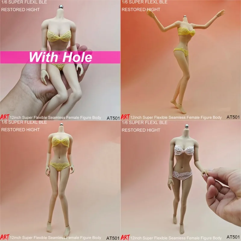 AT501 1/6 масштаб, женские хобби, средняя грудь, стройная талия, бесшовная кукла, 12 дюймов, гибкая игрушечная фигурка, модель загара, паледное тело
AT501 1/6 масштаб, женские хобби, средняя грудь, стройная талия, бесшовная кукла, 12 дюймов, гибкая игрушечная фигурка, модель загара, паледное тело