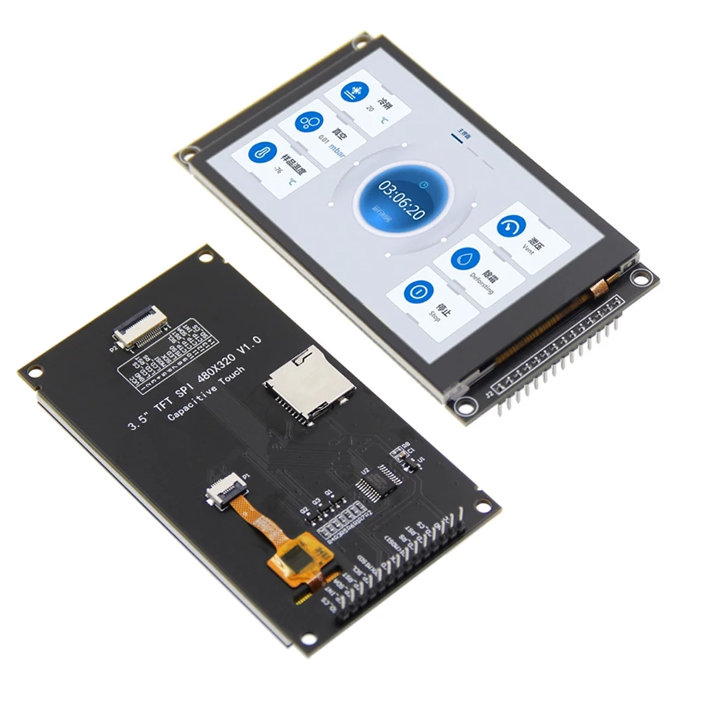 3.5 Inch 320x480 IPS SPI TFT LCD Display Module with Optional Capacitive Touch Screen - Sharp Colors Wide Viewing Angle
3.5 Inch 320x480 IPS SPI TFT LCD Display Module with Optional Capacitive Touch Screen - Sharp Colors Wide Viewing Angle
