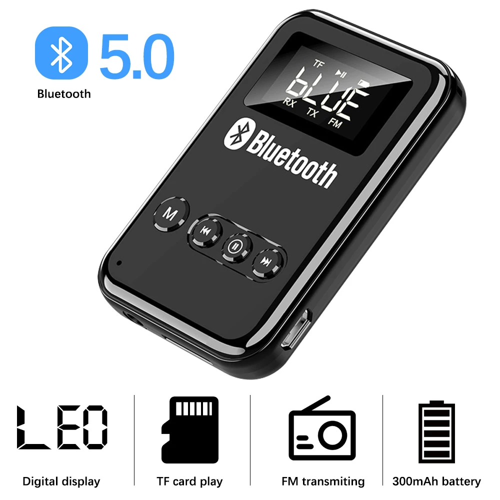 Передатчик-приемник светодиодный адаптер Bluetooth 5,0 с поддержкой TF-карты FM 300 мА аккумулятор для автомобильных музыкальных наушников динамик беспроводное аудио
Передатчик-приемник светодиодный адаптер Bluetooth 5,0 с поддержкой TF-карты FM 300 мА аккумулятор для автомобильных музыкальных наушников динамик беспроводное аудио