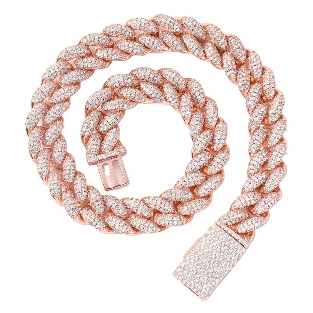 New Hiphop 14K Gold Plated Cuban Link Necklace Cz Iced Out Miami Diamond 20mm Cuban Chain For Men Women Jewelry
New Hiphop 14K Gold Plated Cuban Link Necklace Cz Iced Out Miami Diamond 20mm Cuban Chain For Men Women Jewelry