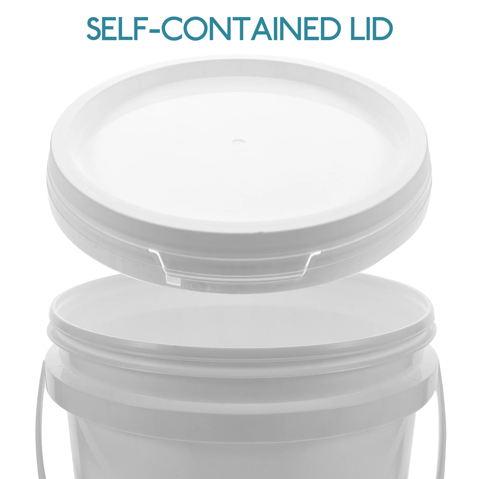 Пластиковое ведро для хранения краски, пищевая герметичная крышка, прочное толстое ведро, ручная ручка для хранения краски, масла, воды
Пластиковое ведро для хранения краски, пищевая герметичная крышка, прочное толстое ведро, ручная ручка для хранения краски, масла, воды