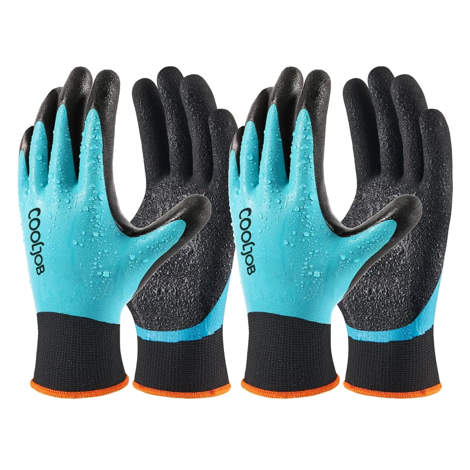 Waterproof Gardening Work Gloves with Grip for Women & Men, Double Rubber Coated, Blue, Small, 2 Pairs
Waterproof Gardening Work Gloves with Grip for Women & Men, Double Rubber Coated, Blue, Small, 2 Pairs
