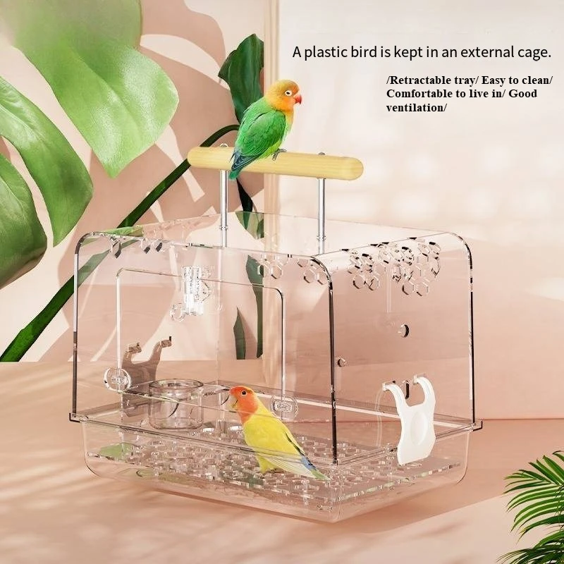 Car-mounted parrot with an attached portable cage Acrylic Xuanfeng peony tiger-pattern special outdoor cage Bird carry bag
Car-mounted parrot with an attached portable cage Acrylic Xuanfeng peony tiger-pattern special outdoor cage Bird carry bag
